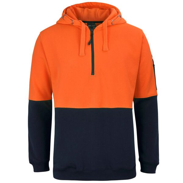 JB's Hi Vis 1/2 Zip Hoodie Thumbnail